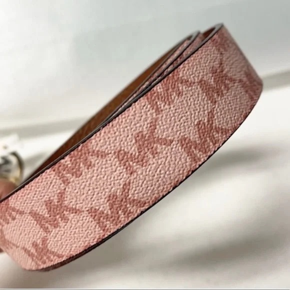MICHAEL Michael Kors Pink Twist Reversible Belt 551342C, Women's Size Medium - Picture 5 of 9